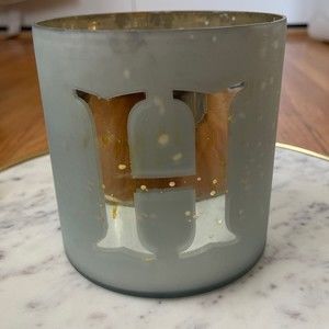 Monogrammed Vase/Candleholder